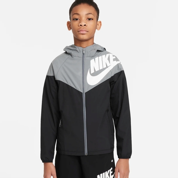 Nike Other - Lot of 2 Boys' Nike Black and Grey Tops Windbreaker and Tank Size XL